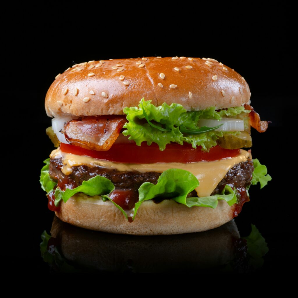 Large Black Bean Burger with Cheese (LBBC)